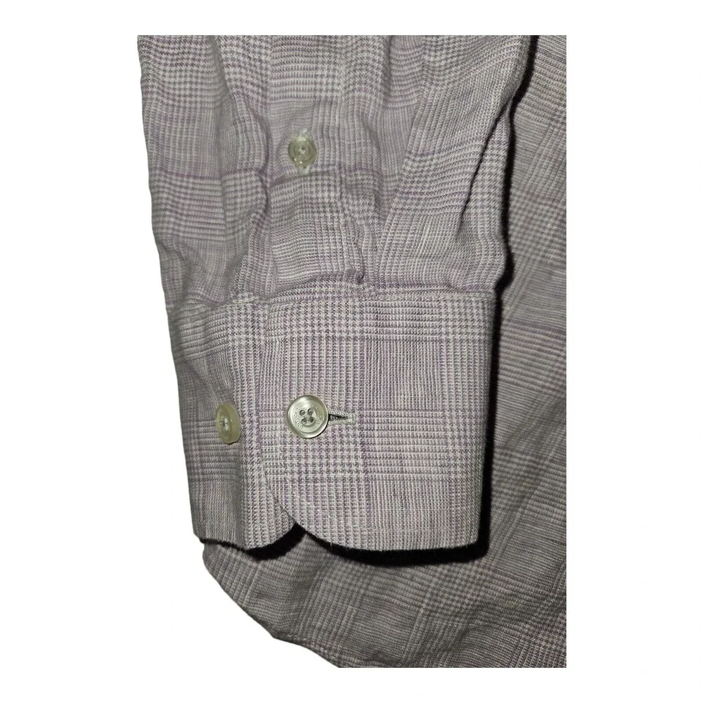 UNTUCKit Button Shirt Long Sleeve Men's XL Slim Fit 100% Linen Wrinkle Resistant - Picture 5 of 8